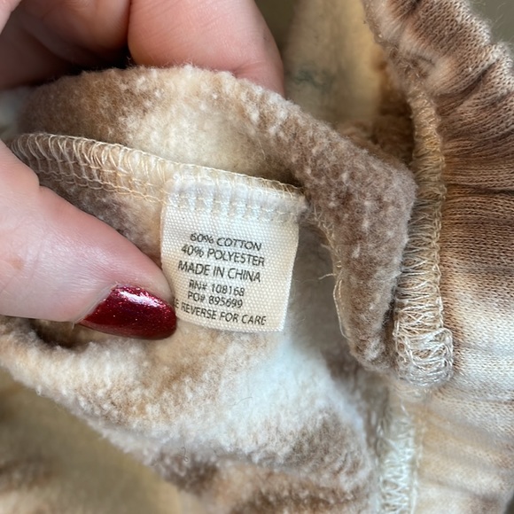 RSQ Crop Top Crew Neck Sweatshirt w/ Drawstring - Size L - Picture 4 of 5